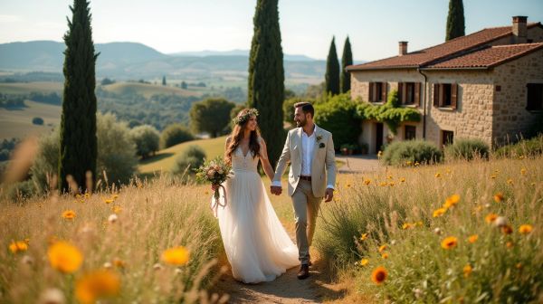 Réussir votre mariage célébration italienne en toscane