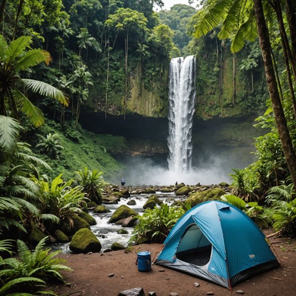 Comment préparer un itinéraire de camping pour explorer les cascades tropicales?